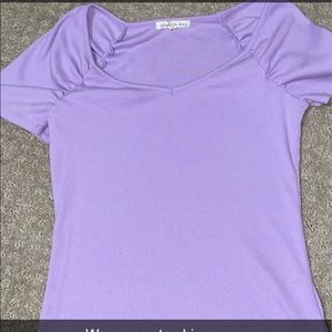 Purple Crop Top